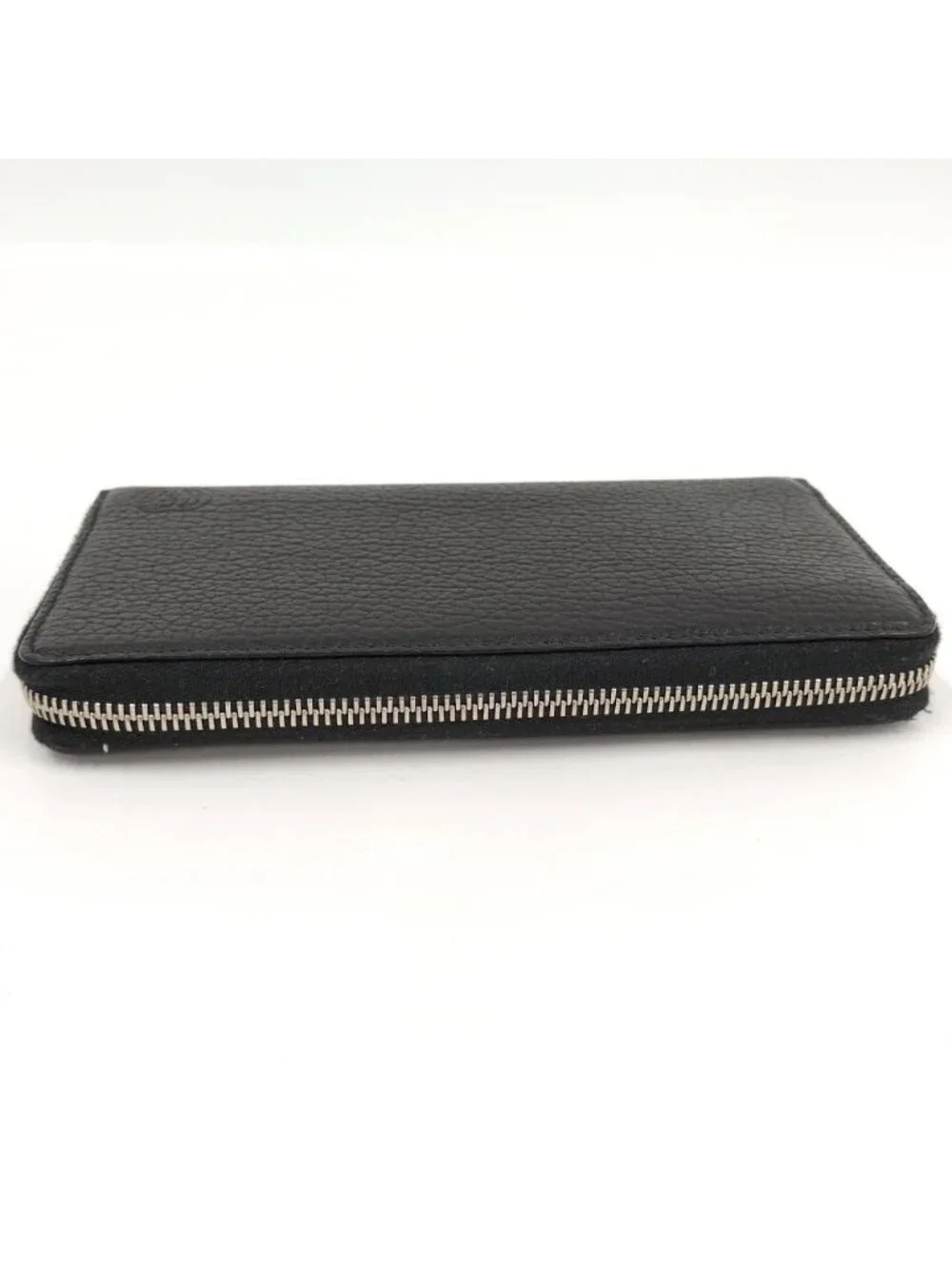 Gucci Double Zip Around Wallet Leather Black